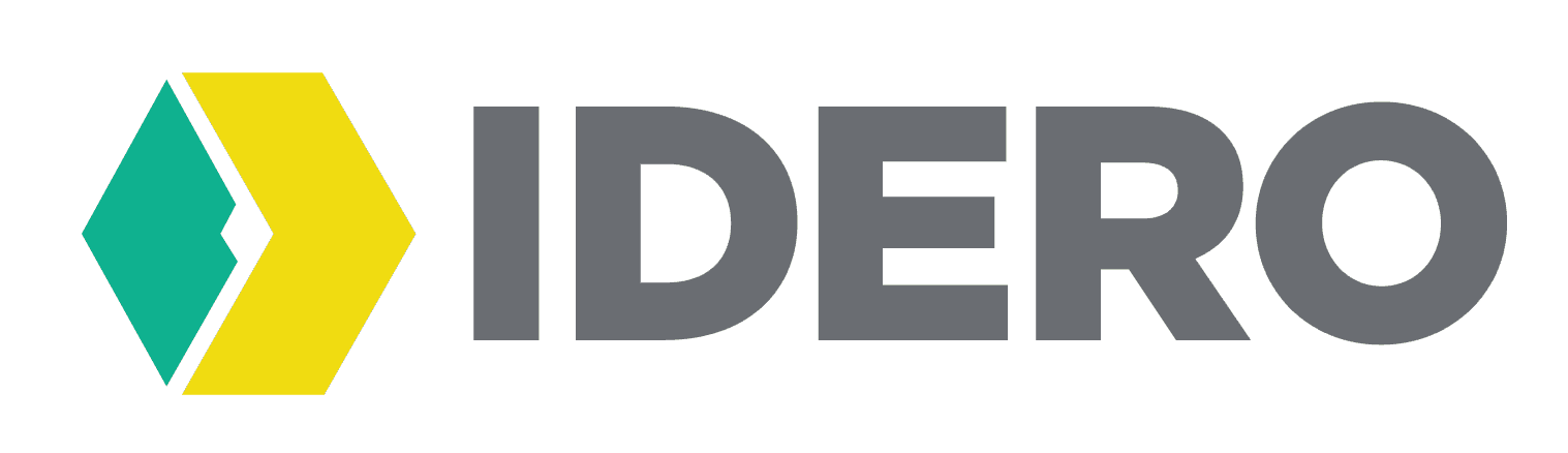 Logo de IDERO