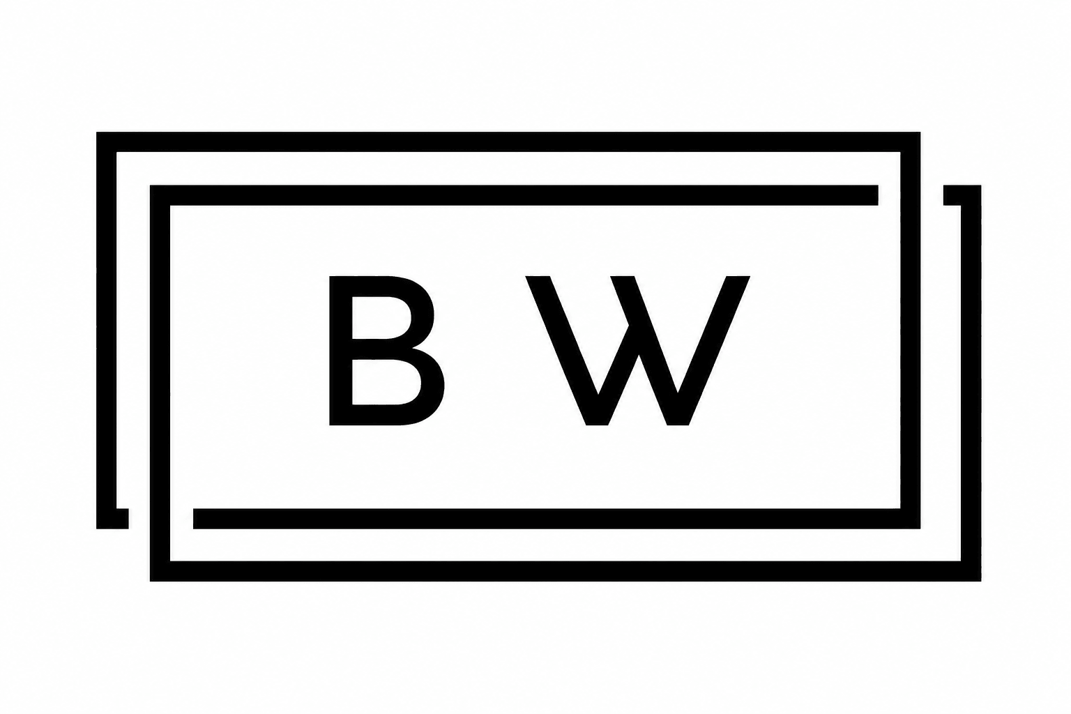 B & W logo